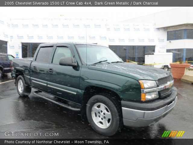 2005 Chevrolet Silverado 1500 LT Crew Cab 4x4 in Dark Green Metallic