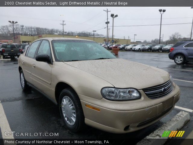 2003 Chevrolet Malibu Sedan in Light Driftwood Metallic