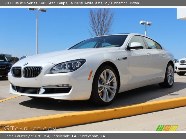 2013 BMW 6 Series 640i Gran Coupe in Mineral White Metallic