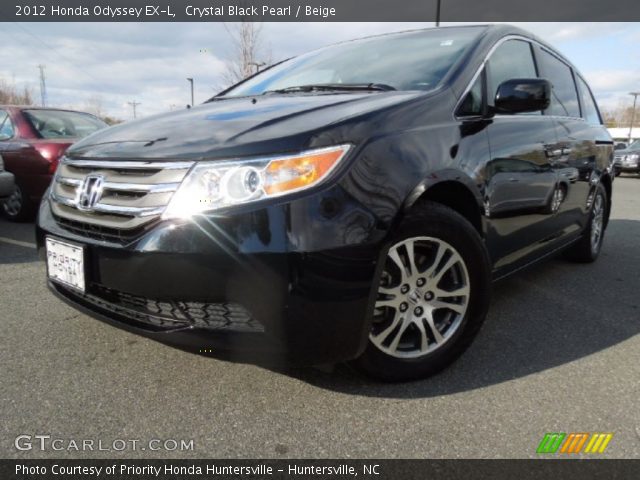 2012 Honda Odyssey EX-L in Crystal Black Pearl