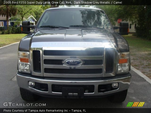 2008 Ford F350 Super Duty Lariat Crew Cab 4x4 in Dark Shadow Grey Metallic