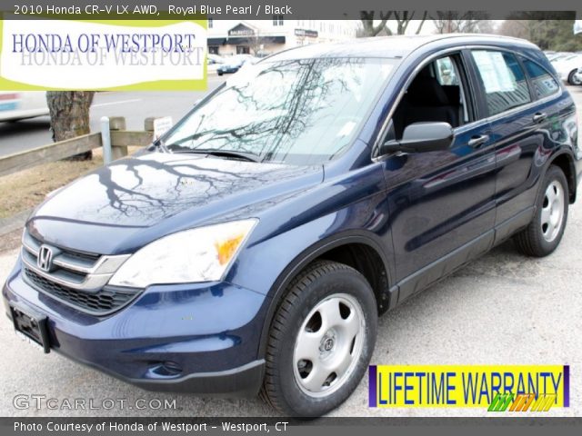 2010 Honda CR-V LX AWD in Royal Blue Pearl