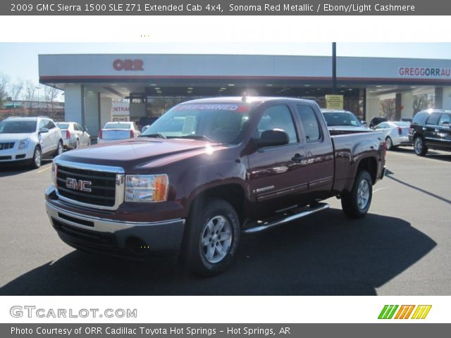 2009 GMC Sierra 1500 SLE Z71 Extended Cab 4x4 in Sonoma Red Metallic