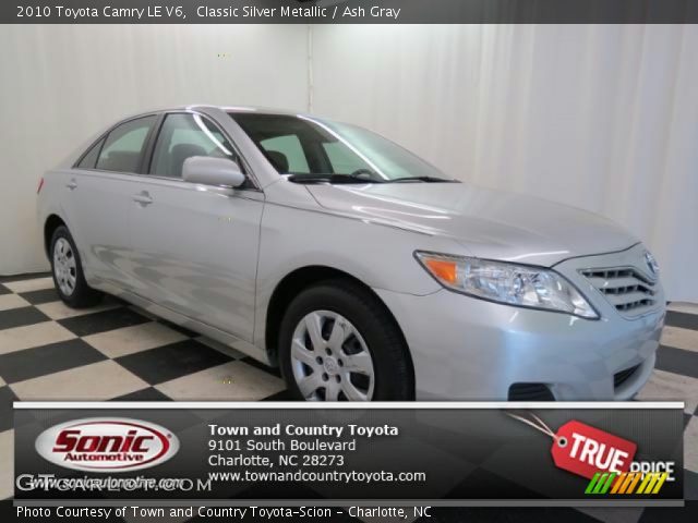 2010 Toyota Camry LE V6 in Classic Silver Metallic