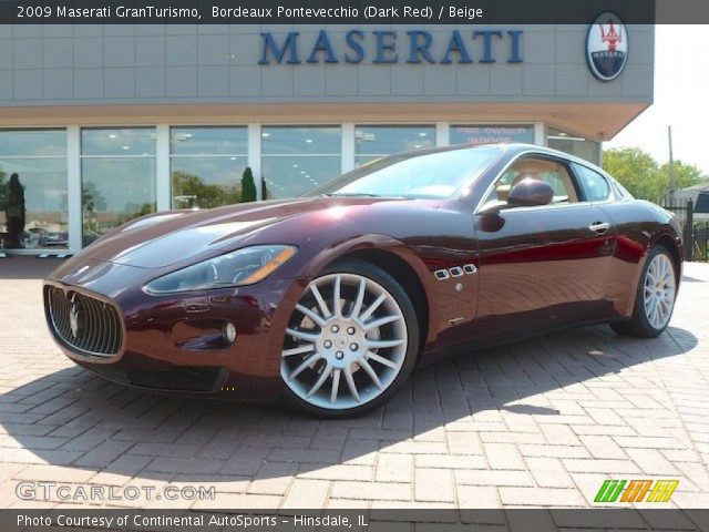 2009 Maserati GranTurismo  in Bordeaux Pontevecchio (Dark Red)