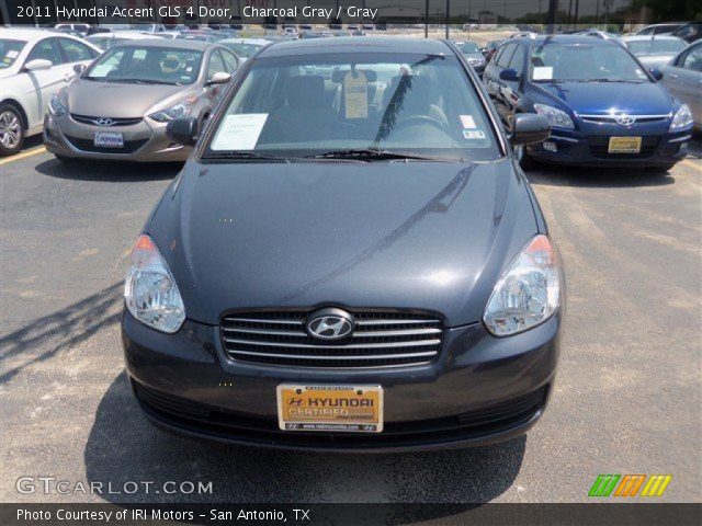 2011 Hyundai Accent GLS 4 Door in Charcoal Gray