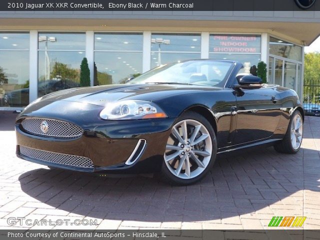 2010 Jaguar XK XKR Convertible in Ebony Black