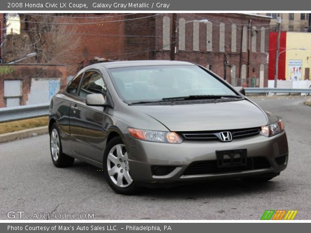 2008 Honda Civic LX Coupe in Galaxy Gray Metallic