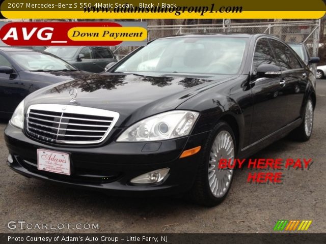 2007 Mercedes-Benz S 550 4Matic Sedan in Black