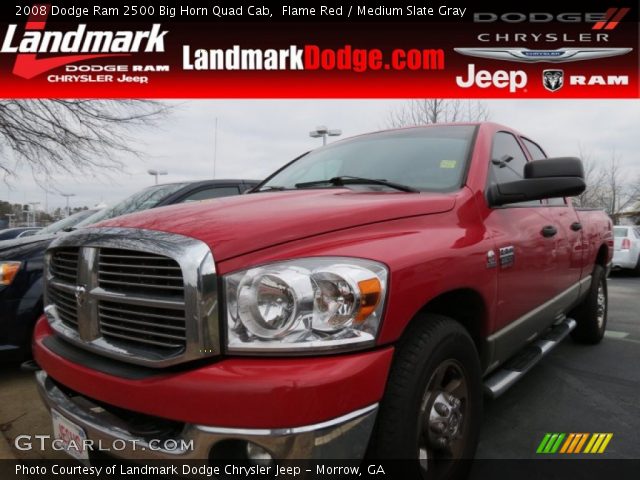 2008 Dodge Ram 2500 Big Horn Quad Cab in Flame Red