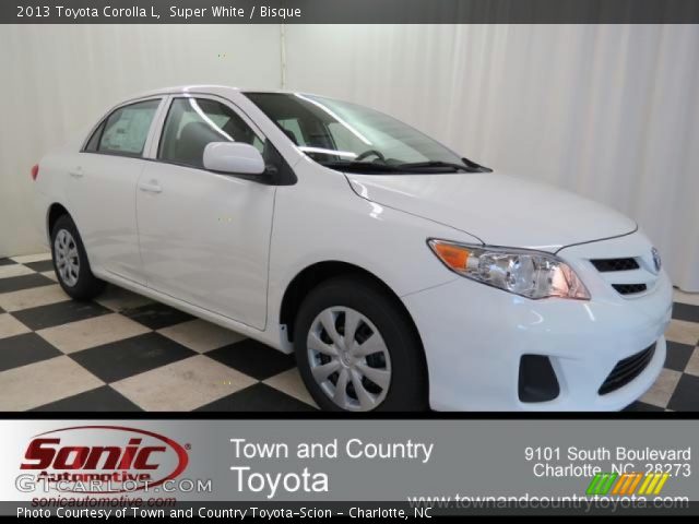 2013 Toyota Corolla L in Super White