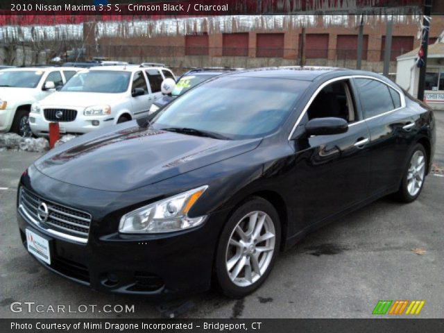 2010 Nissan Maxima 3.5 S in Crimson Black