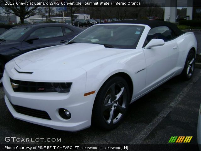 2013 Chevrolet Camaro SS/RS Convertible in Summit White