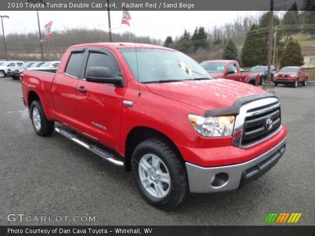 2010 Toyota Tundra Double Cab 4x4 in Radiant Red