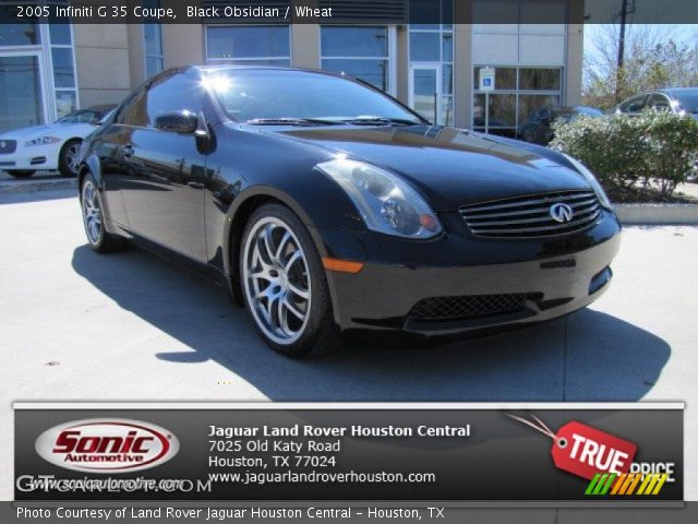 2005 Infiniti G 35 Coupe in Black Obsidian