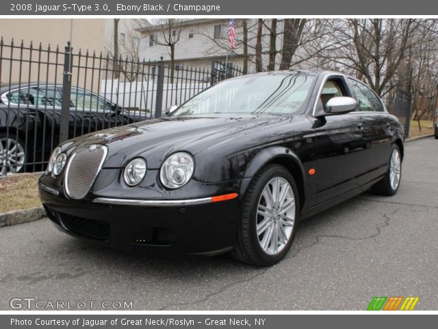2008 Jaguar S-Type 3.0 in Ebony Black