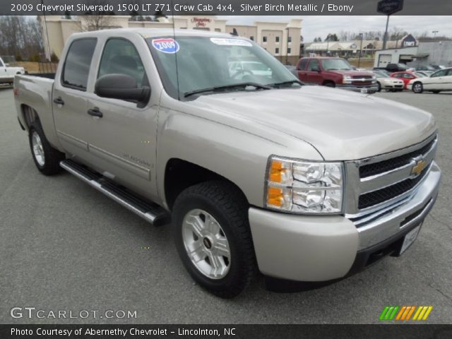 2009 Chevrolet Silverado 1500 LT Z71 Crew Cab 4x4 in Silver Birch Metallic