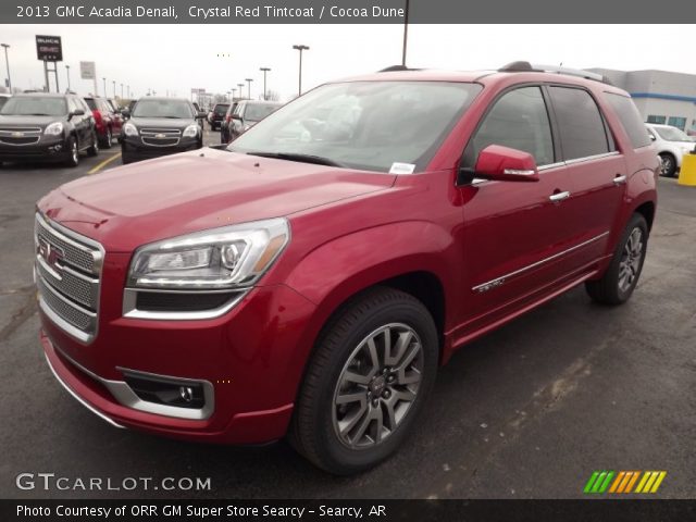 2013 GMC Acadia Denali in Crystal Red Tintcoat