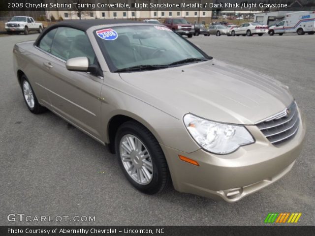 2008 Chrysler Sebring Touring Convertible in Light Sandstone Metallic