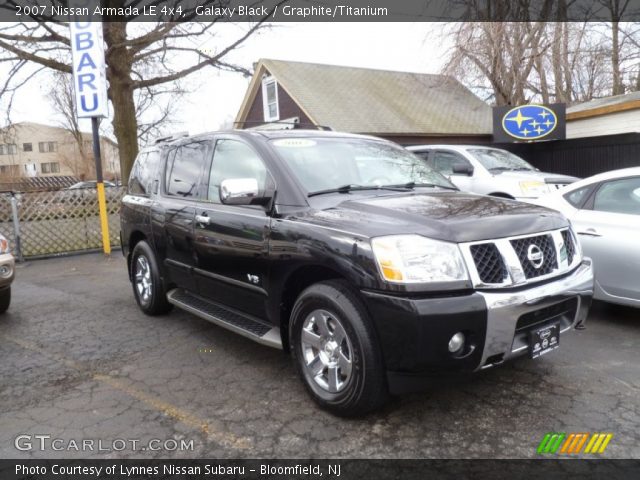 2007 Nissan Armada LE 4x4 in Galaxy Black