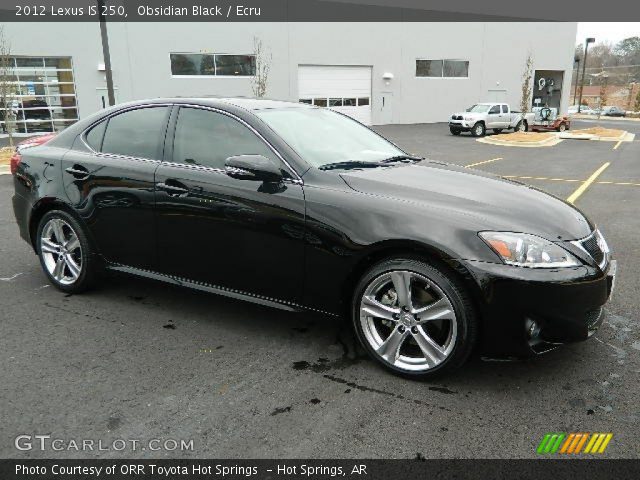2012 Lexus IS 250 in Obsidian Black