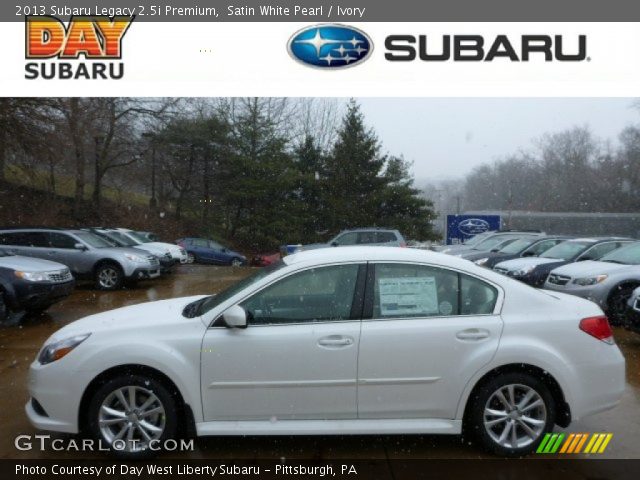 2013 Subaru Legacy 2.5i Premium in Satin White Pearl