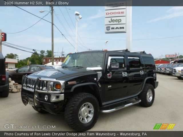 2006 Hummer H2 SUV in Black