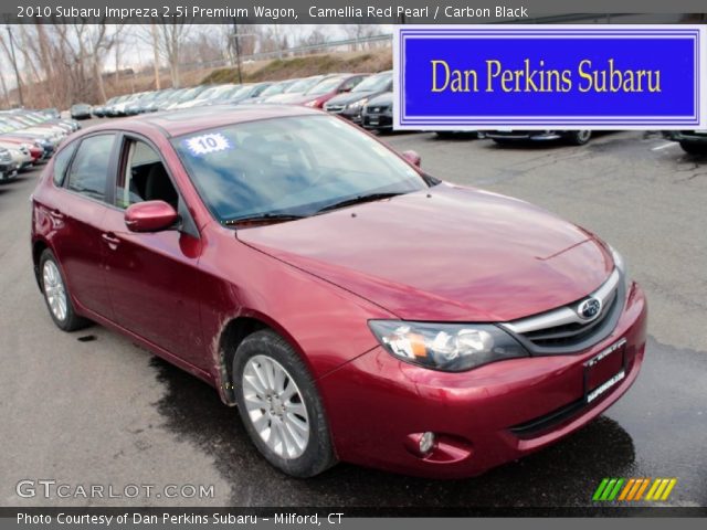 2010 Subaru Impreza 2.5i Premium Wagon in Camellia Red Pearl