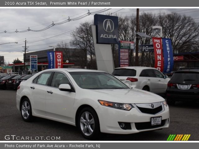 2010 Acura TSX Sedan in Premium White Pearl
