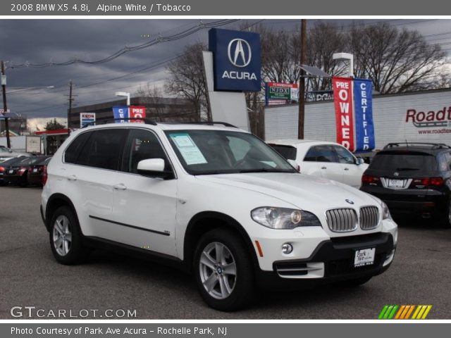 2008 BMW X5 4.8i in Alpine White