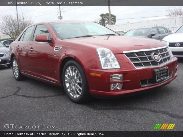 2009 Cadillac STS V6 in Crystal Red