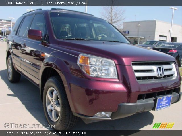 2008 Honda Pilot EX-L in Dark Cherry Pearl