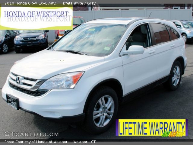 2010 Honda CR-V EX-L AWD in Taffeta White