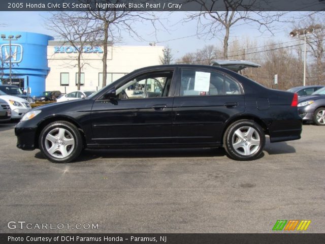 2005 Honda Civic EX Sedan in Nighthawk Black Pearl