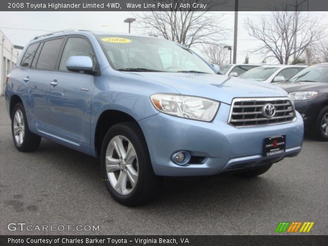 2008 Toyota Highlander Limited 4WD in Wave Line Pearl