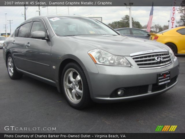 2007 Infiniti M 45 Sedan in Diamond Graphite Metallic