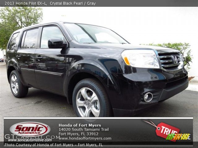 2013 Honda Pilot EX-L in Crystal Black Pearl