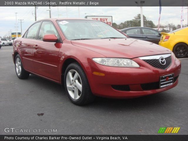 2003 Mazda MAZDA6 i Sedan in Redfire Metallic