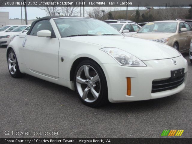 2008 Nissan 350Z Enthusiast Roadster in Pikes Peak White Pearl