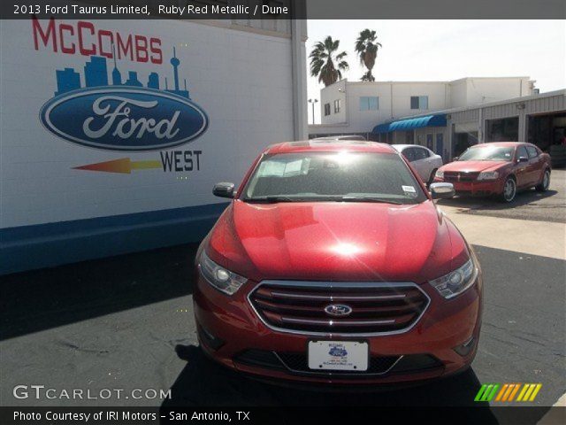 2013 Ford Taurus Limited in Ruby Red Metallic