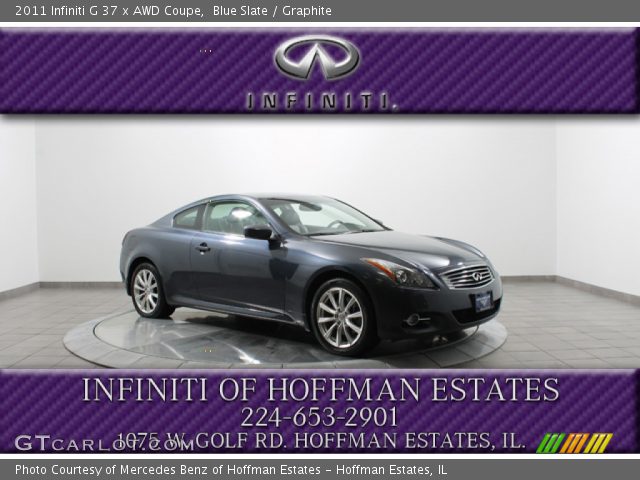 2011 Infiniti G 37 x AWD Coupe in Blue Slate