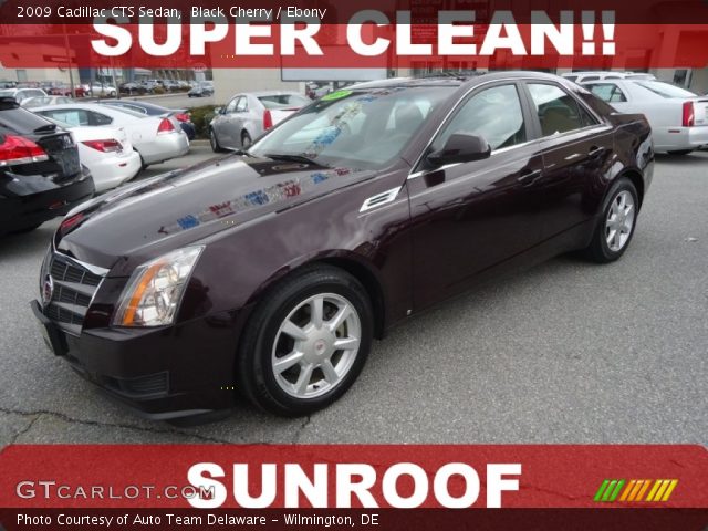 2009 Cadillac CTS Sedan in Black Cherry