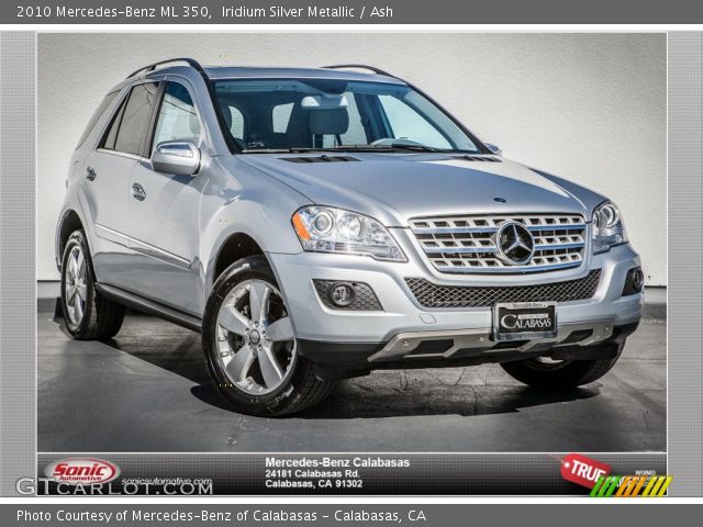 2010 Mercedes-Benz ML 350 in Iridium Silver Metallic