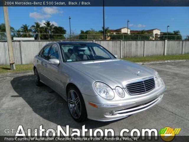 2004 Mercedes-Benz E 500 Sedan in Black