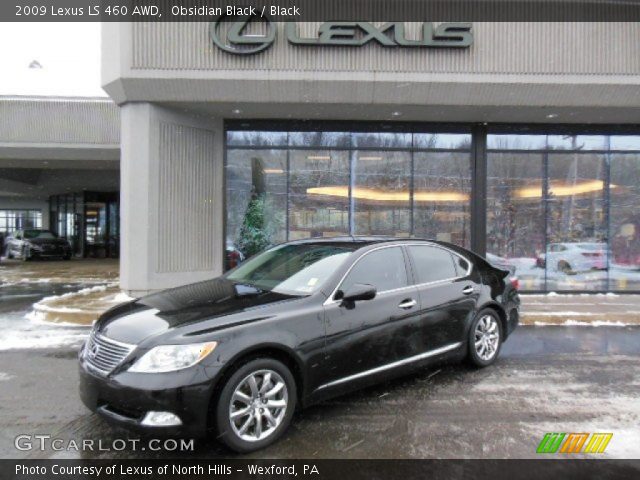 2009 Lexus LS 460 AWD in Obsidian Black