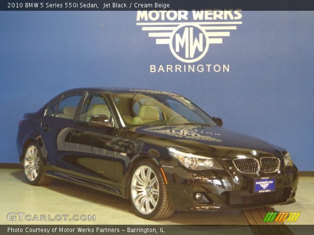 2010 BMW 5 Series 550i Sedan in Jet Black