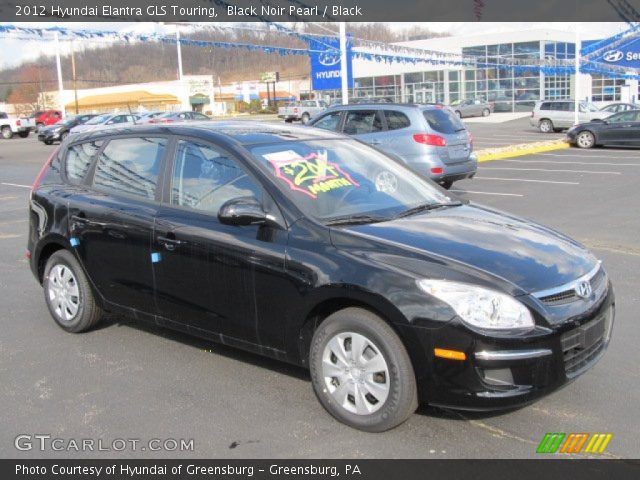 2012 Hyundai Elantra GLS Touring in Black Noir Pearl