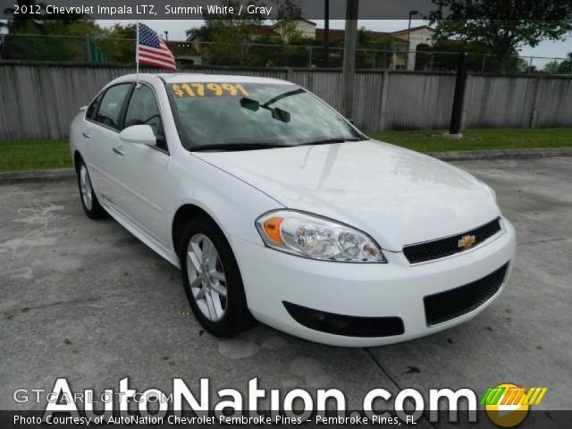 2012 Chevrolet Impala LTZ in Summit White