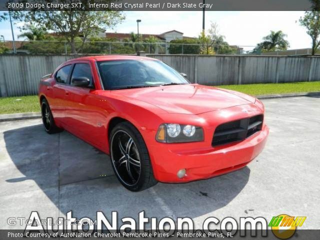 2009 Dodge Charger SXT in Inferno Red Crystal Pearl