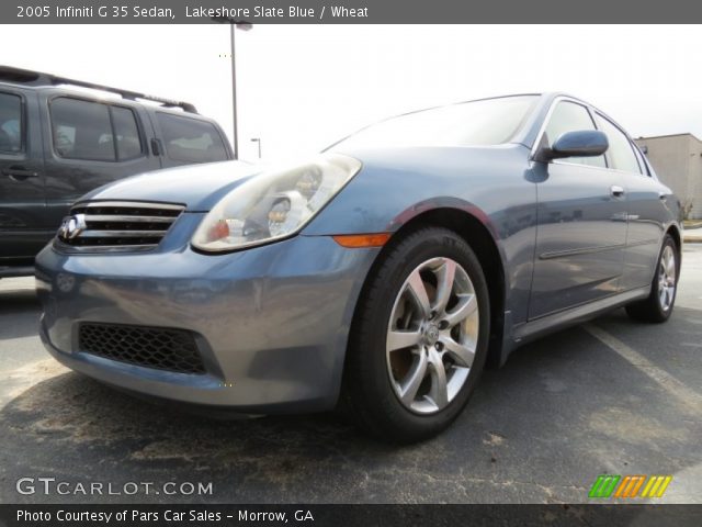 2005 Infiniti G 35 Sedan in Lakeshore Slate Blue